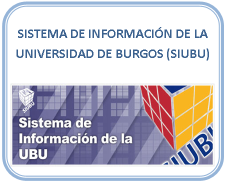 Sistema de información de la Universidad de Burgos (SIUBU)